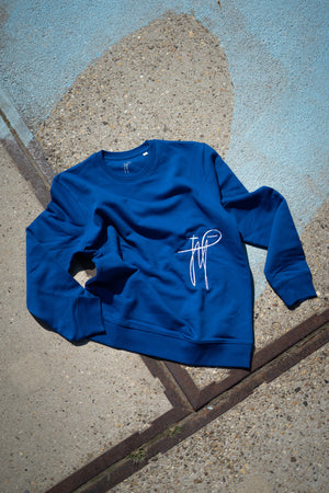 JIP SIGNATURE SWEATER MAJORELLE BLUE