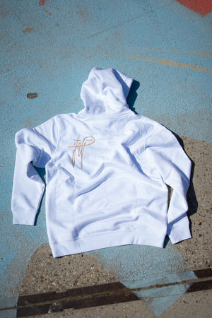 JIP SIGNATURE HOODIE WHITE