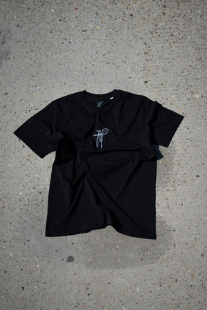 JIP BASIC SIGNATURE TEE BLACK