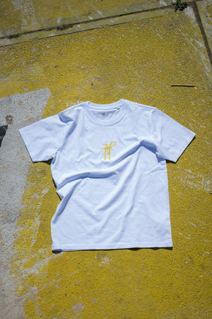 JIP BASIC SIGNATURE TEE WHITE