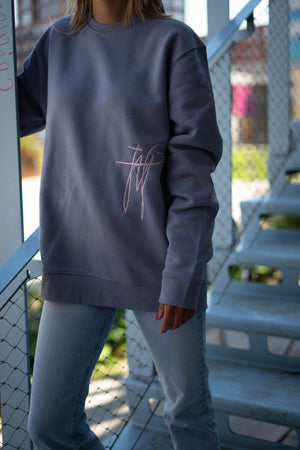 JIP SIGNATURE SWEATER LAVA GREY